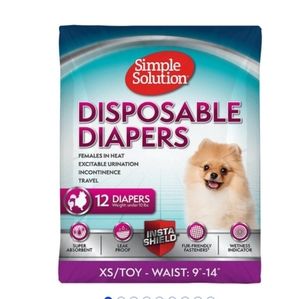 XS Dog Diapers